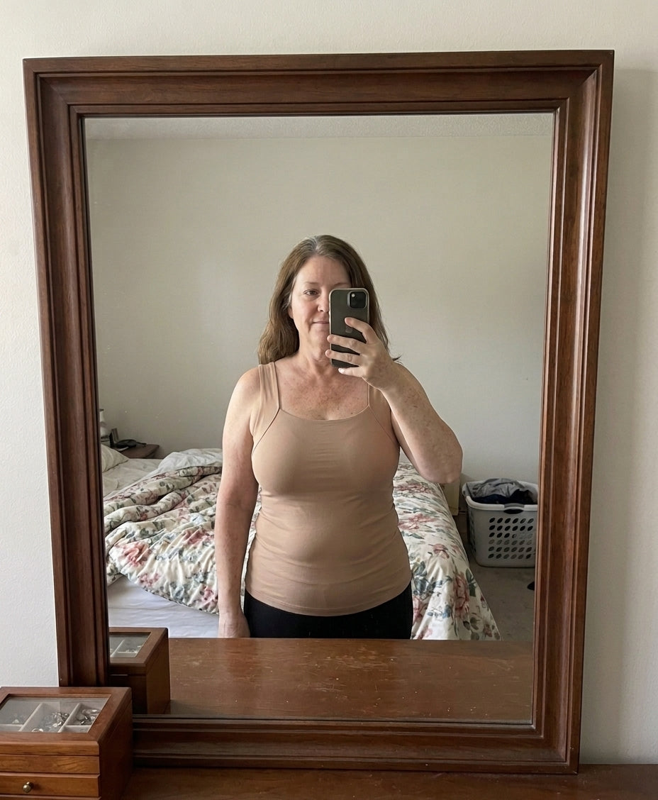 PAM TANKS™ Tank Top with Built-In Bra Support