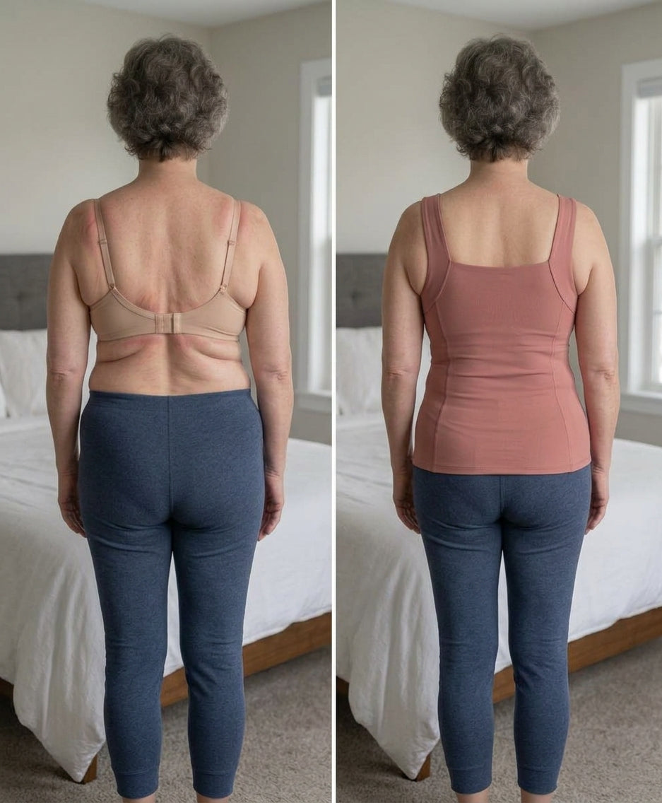 PAM TANKS™ Tank Top with Built-In Bra Support