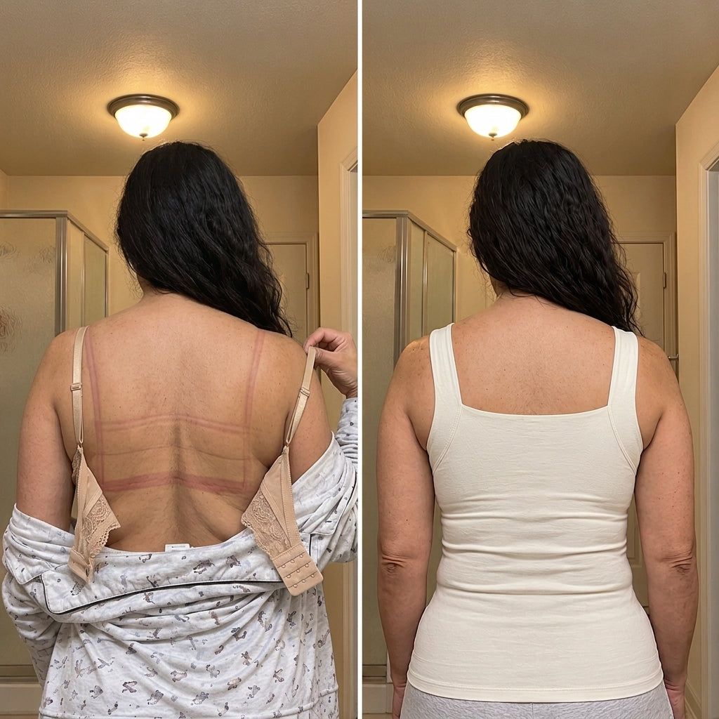 PAM TANKS™ Tank Top with Built-In Bra Support