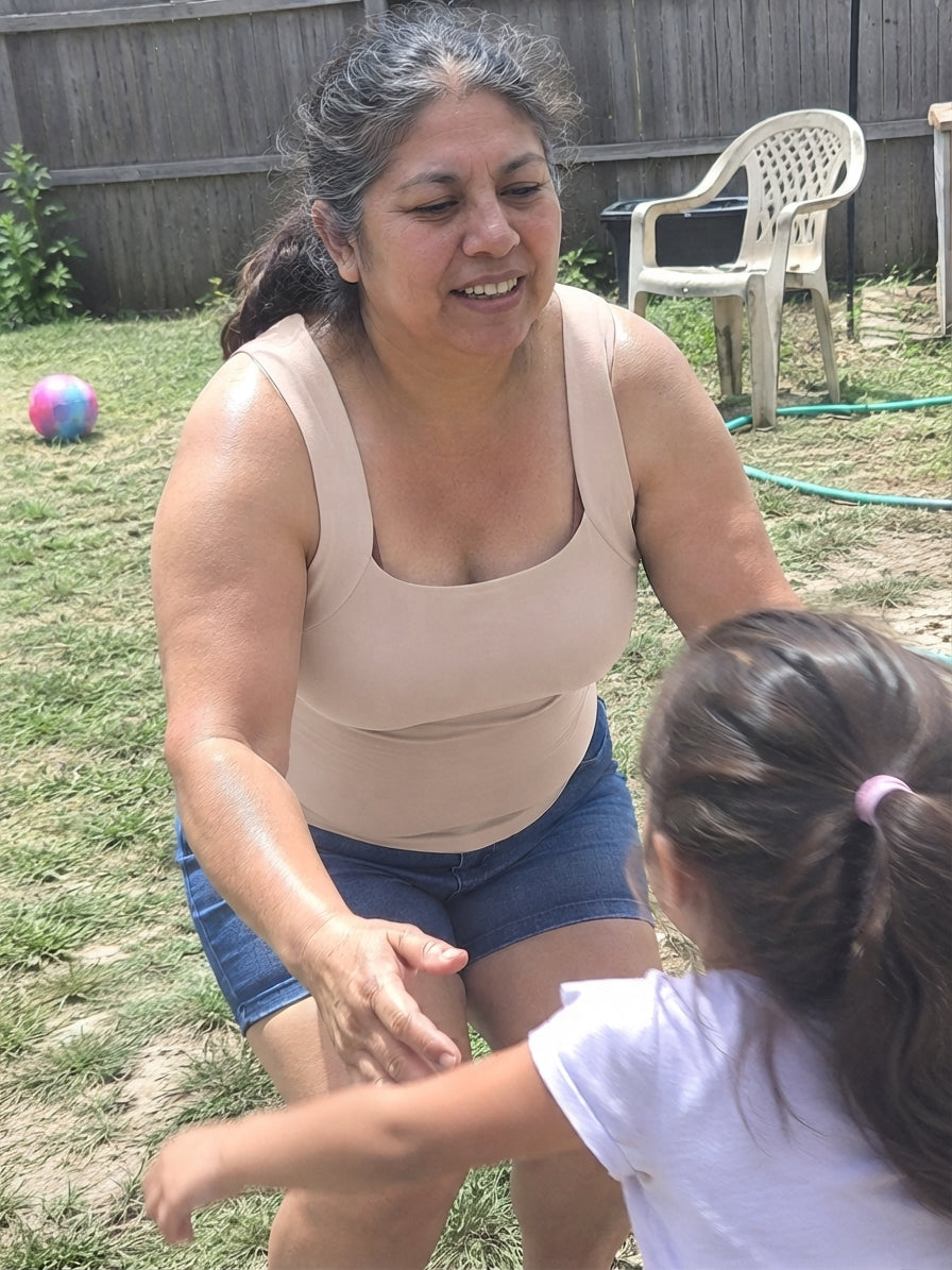 PAM TANKS™ Tank Top with Built-In Bra Support