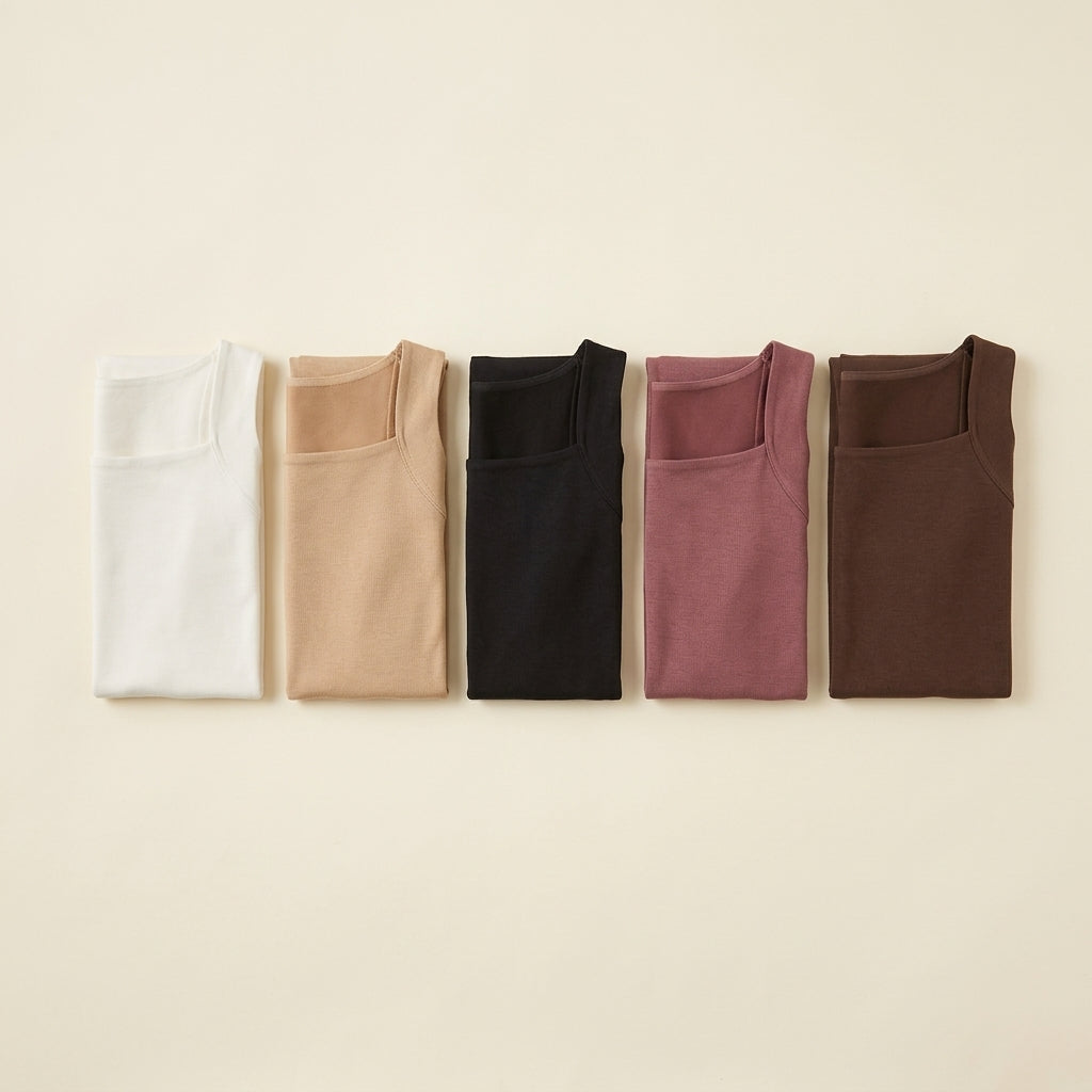 PAM TANKS™ Tank Top with Built-In Bra Support