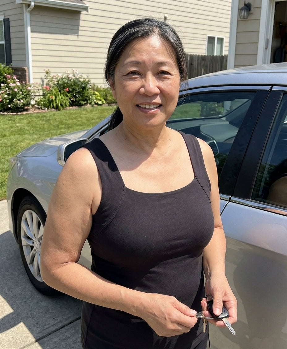 PAM TANKS™ Tank Top with Built-In Bra Support