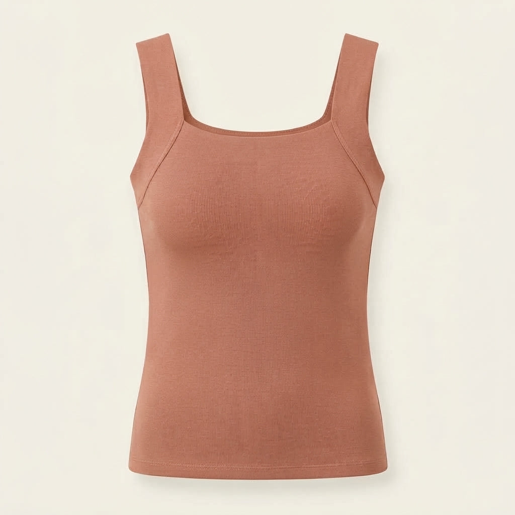 PAM TANKS™ Tank Top with Built-In Bra Support