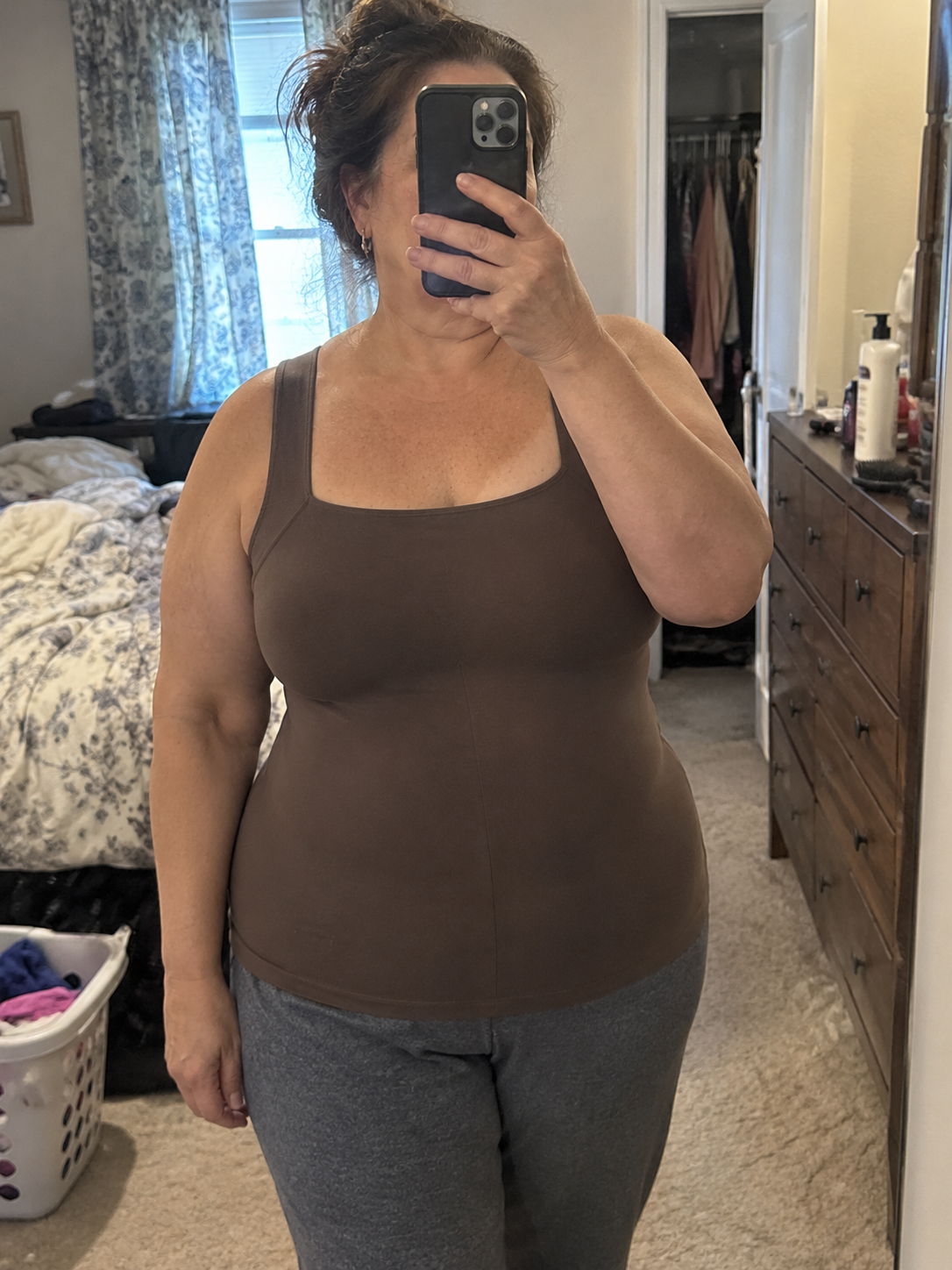 PAM TANKS™ Tank Top with Built-In Bra Support