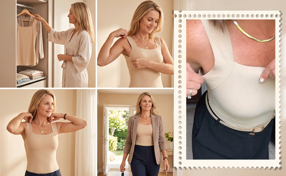 How to wear the Pam Tanks tank: pull on and go