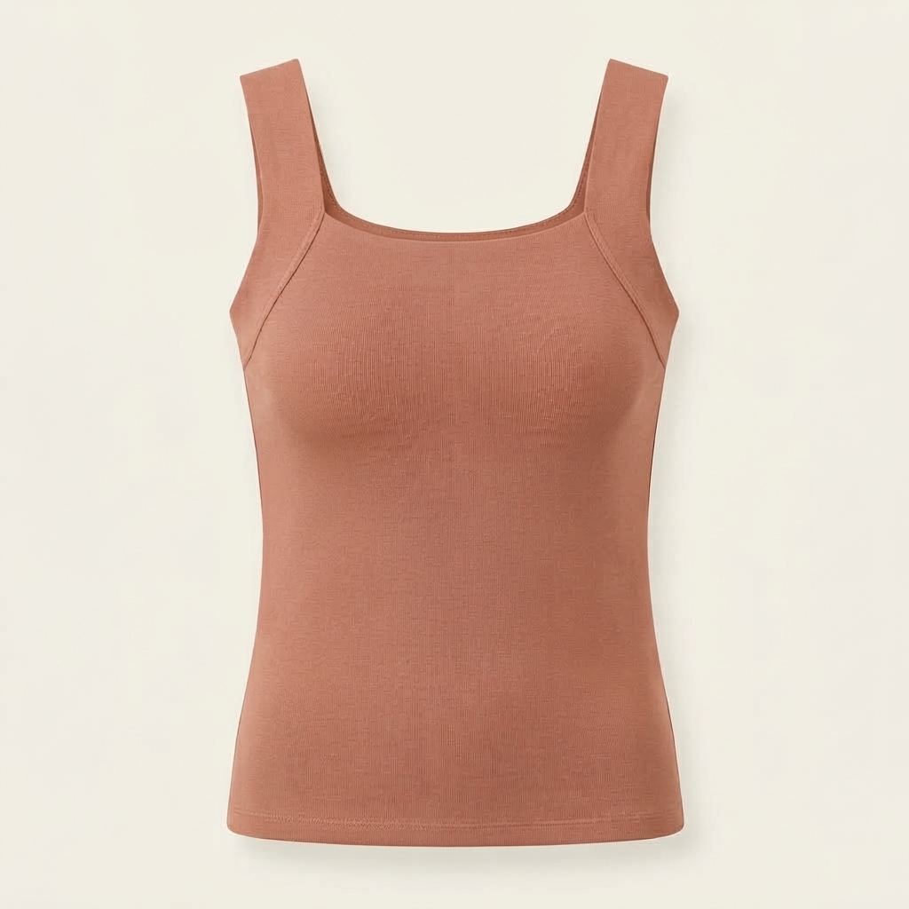 PAM TANKS™ Tank Top with Built-In Bra Support